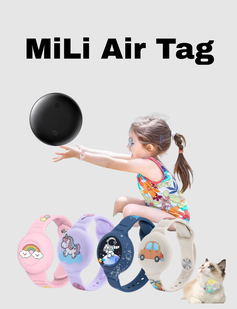 MiLi Rastreador AirTag Android bluetooth + Pulseira Silicone Airtag