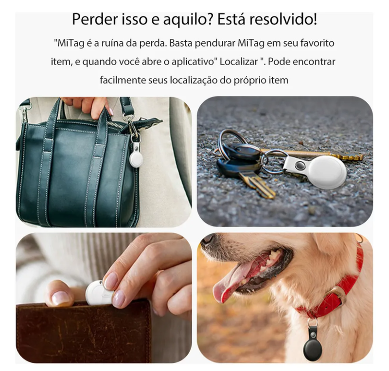 MiLi Rastreador inteligente Mitag Android  bluetooth