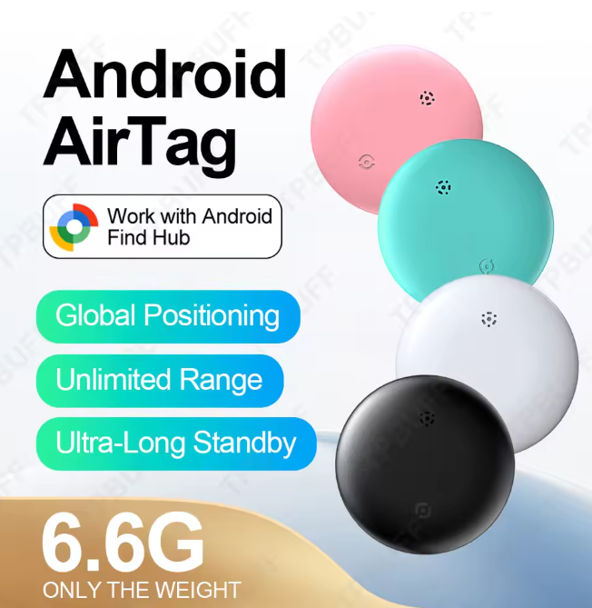 Mili Rastreador AirTag Android bluetooth + Pulseira Ballistic